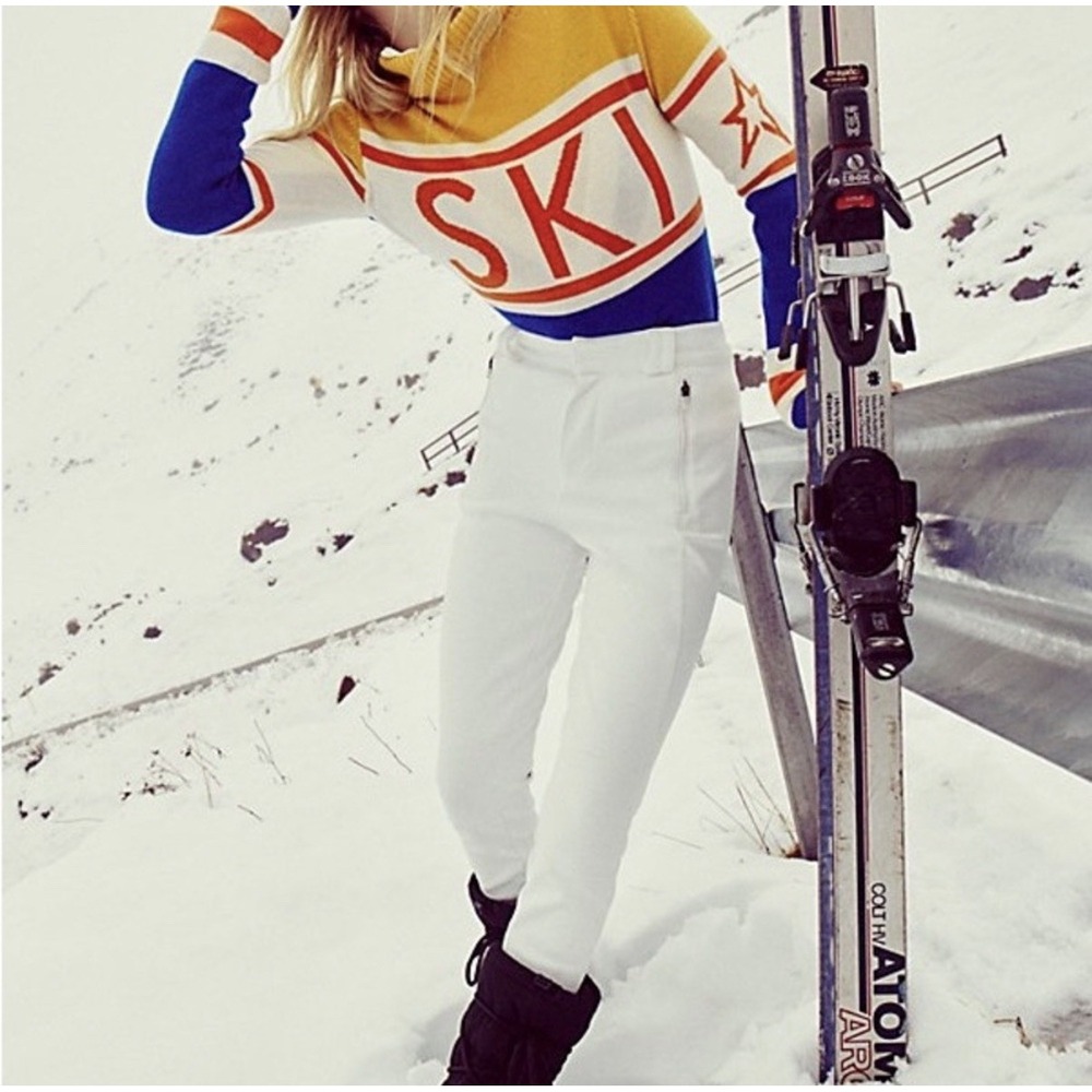 NEW Free People Movement Chill Factor Leggings WOMENS Size L WINTER SKI White - Picture 2 of 4